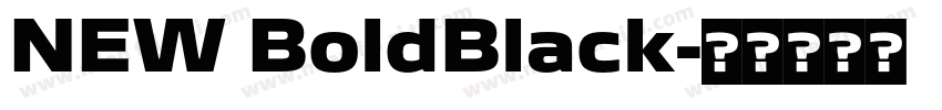 NEW BoldBlack字体转换